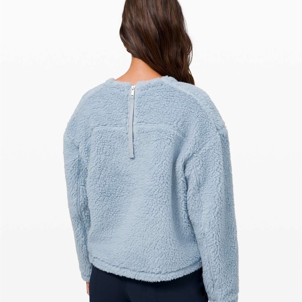 NWT Lululemon Wool Whenever Crew Chambray Size 2 - Picture 5 of 5
